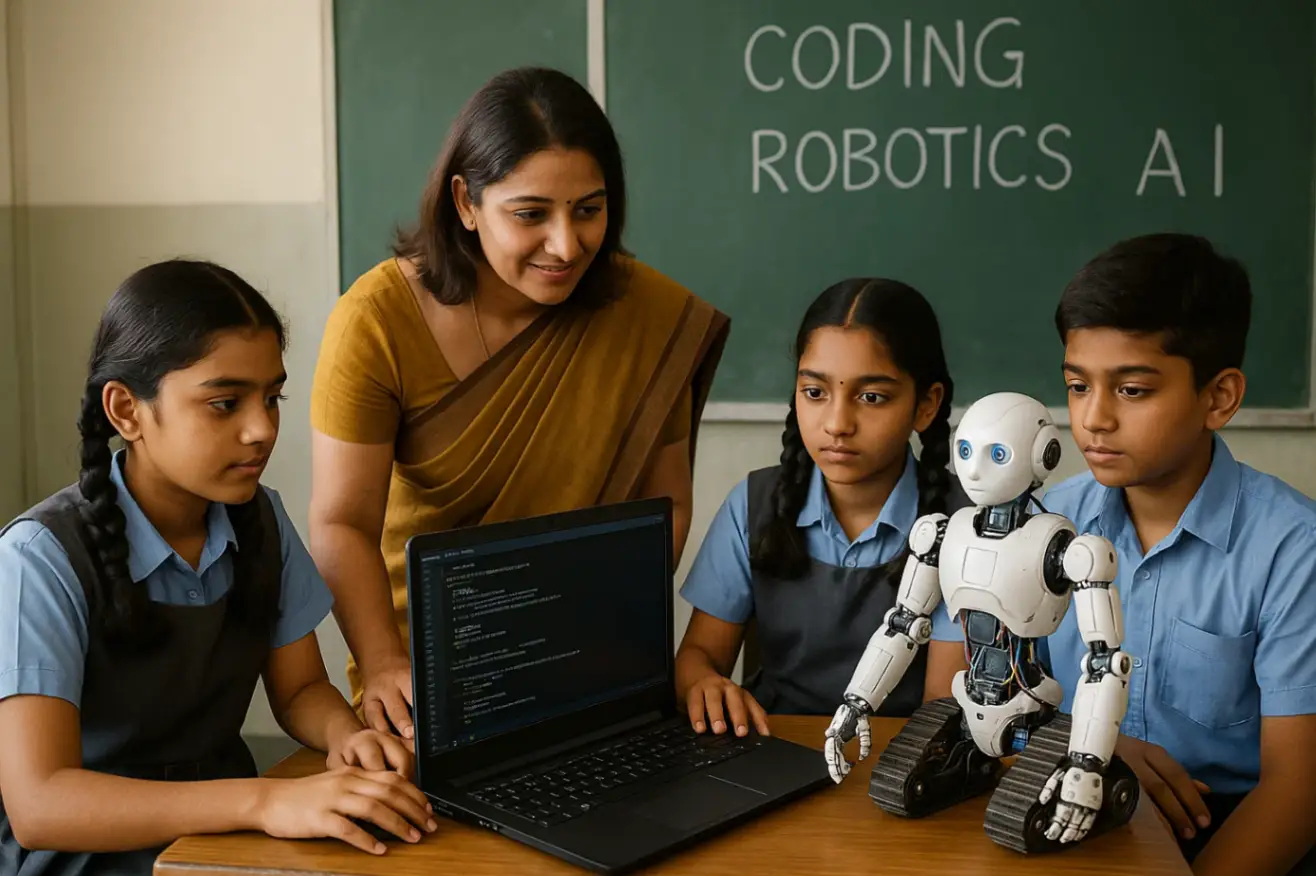 Coding, Robotics, and Artificial Intelligence in Telangana’s School Curriculum from 2025